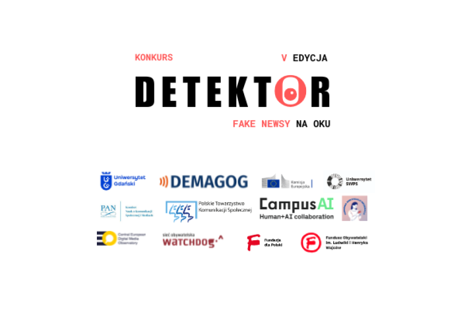 DETEKTOR - trwa nabór zgłoszeń w V edycji akademickiego konkursu fact-checkingowego